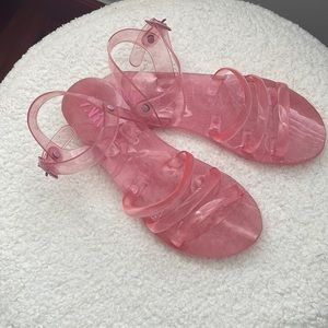 Jelly sandals zara Clearance